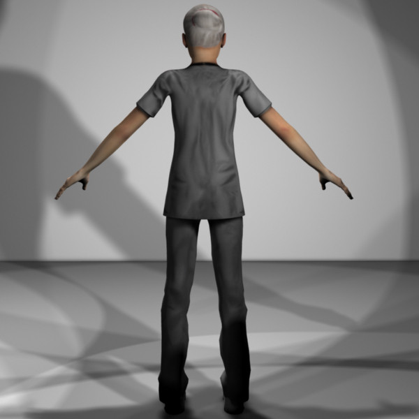 rigged medical personnel 3d model - Medical Personnel Collection Rigged - Women #2 by MasonMotion
